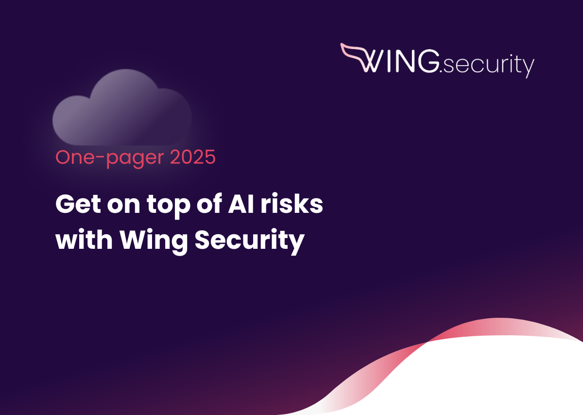 Get on top of AI risks with Wing Security