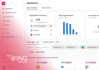 Wing Security Evolves into an AI Security–Centric Company, Extends Platform to Govern and Protect SaaS & AI Applications